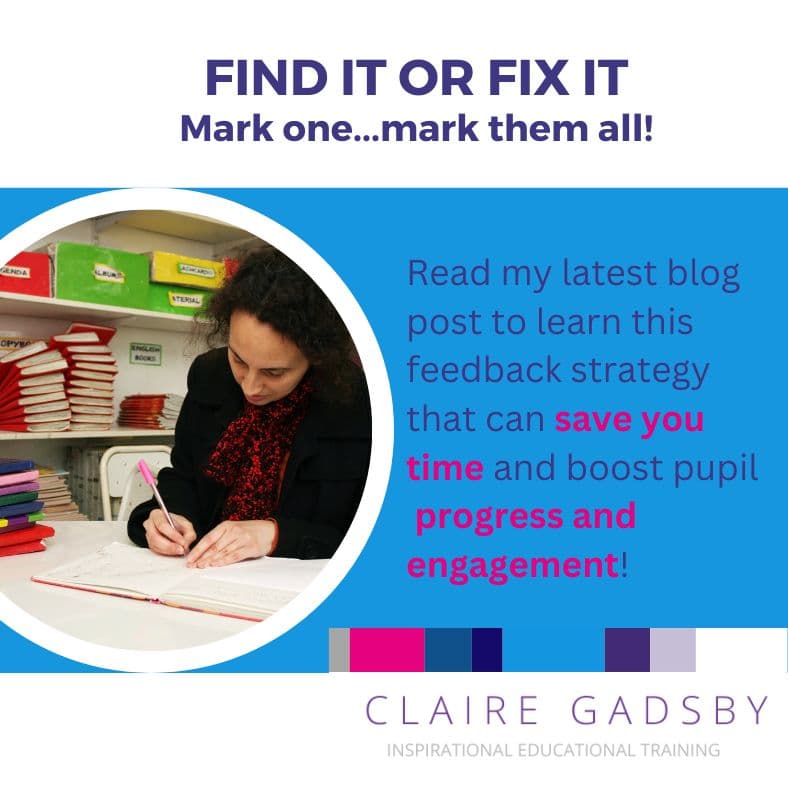 Find it or Fix It – Mark one, Mark them all!